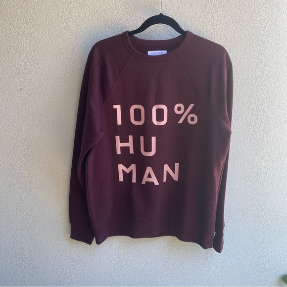 Everlane Unisex Crewneck Sweater 100% Human - Picture 5 of 5